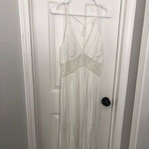 Maxi White lace dress
